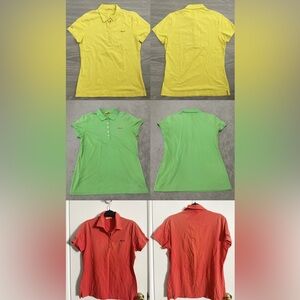 Louis Castel Womens Golf Shirt Bundle of 3